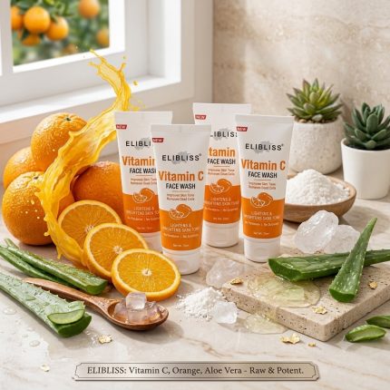 Elibliss Vitamin C Brightening Gel Face Wash (70ml × Pack of 4)