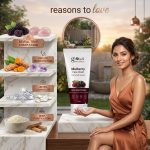 Globus Naturals Mulberry Fairness Face Wash (Pack of 3, 75g Each) - Image 3