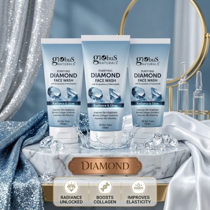 Globus Naturals Revival Diamond Face Wash (Pack of 3, 100ml Each)