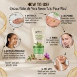 Globus Naturals Aloe Vera, Neem & Tulsi Oil Control Gel Face Wash (75g × Pack of 5) - Image 5