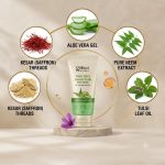 Globus Naturals Aloe Vera, Neem & Tulsi Oil Control Gel Face Wash (75g × Pack of 5) - Image 4