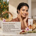 Globus Naturals Kesar Chandan Skin Lightening & Tan Removal Face Wash (75g × Pack of 3) - Image 5
